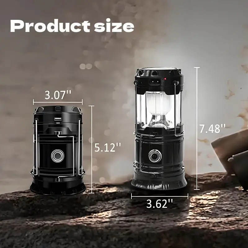 【summer sale】Lepro Summer LED Camping Lanterns – Battery‑Powered, Collapsible & IPX4 Water‑Resistant Portable Outdoor Lights for Emergencies, Storms & Power Outages 8