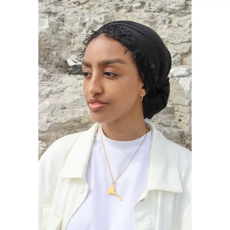 Eritrea Map Necklace 1