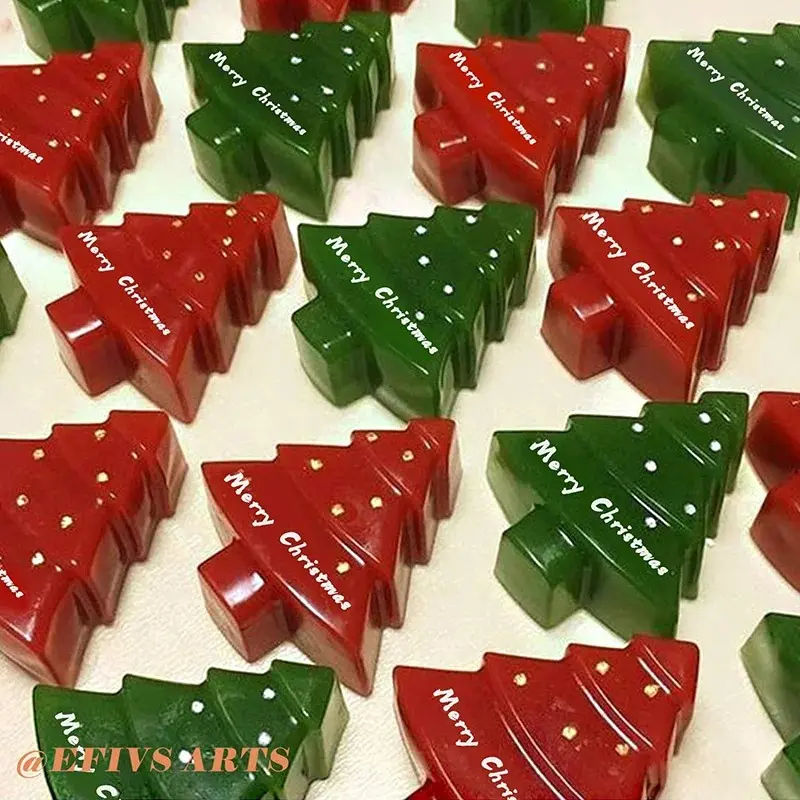 Christmas Tree Cake Molds for Party Decoration - Silicone Molds for Chocolate and Candy 3