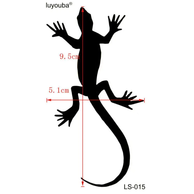 Gecko Lizard Waterproof Temporary Tattoo Fake Stickers Women Mens Body Arm Leg 0