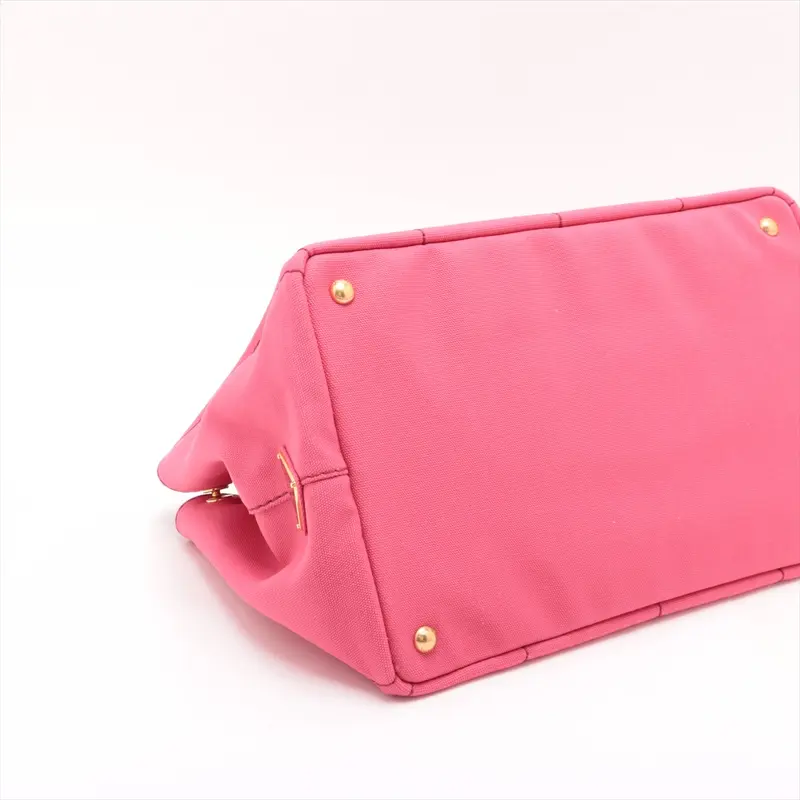 #1036 - Prada Canapa Pink 2 Way Handbag canvas BN2642 - Pre-owned 3