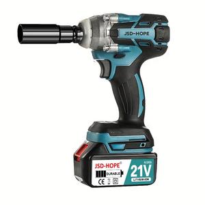 Brushless Electric Wrench, 21V Impact Wrench, Rechargeable Electric Wrench, Multifunctional Power Tool for Home & Office