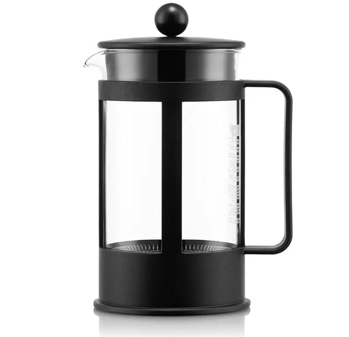 BODUM 1784-01 Kenya 4 Cup French Press Coffee Maker, Black, 0.5 l, 17 oz 1