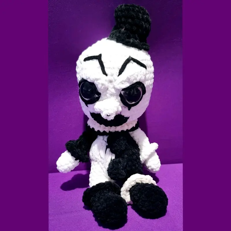 Crochet TERRIFIER, Collectible Display Piece, Gift, Not suitable for under 3's 0