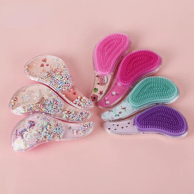 Cartoon Animal Baby Combs High Quality Anti-knot Hair Massager Kids Hair Brushes Hairdressing Comb for Children Adult Hair Care 1