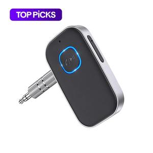 Bluetooth-Compatible Audio Receiver, Wireless FM Transmitter, AUX Input Bluetooth-Compatible Sound Adapter For Car