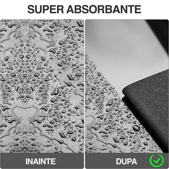 Laveta Magica din Microfibra ,Thickened magic cloth for cleaning glass lazy cloth absorbs water and cleans without water marks fiber cloth(set de 5 bucati) 3