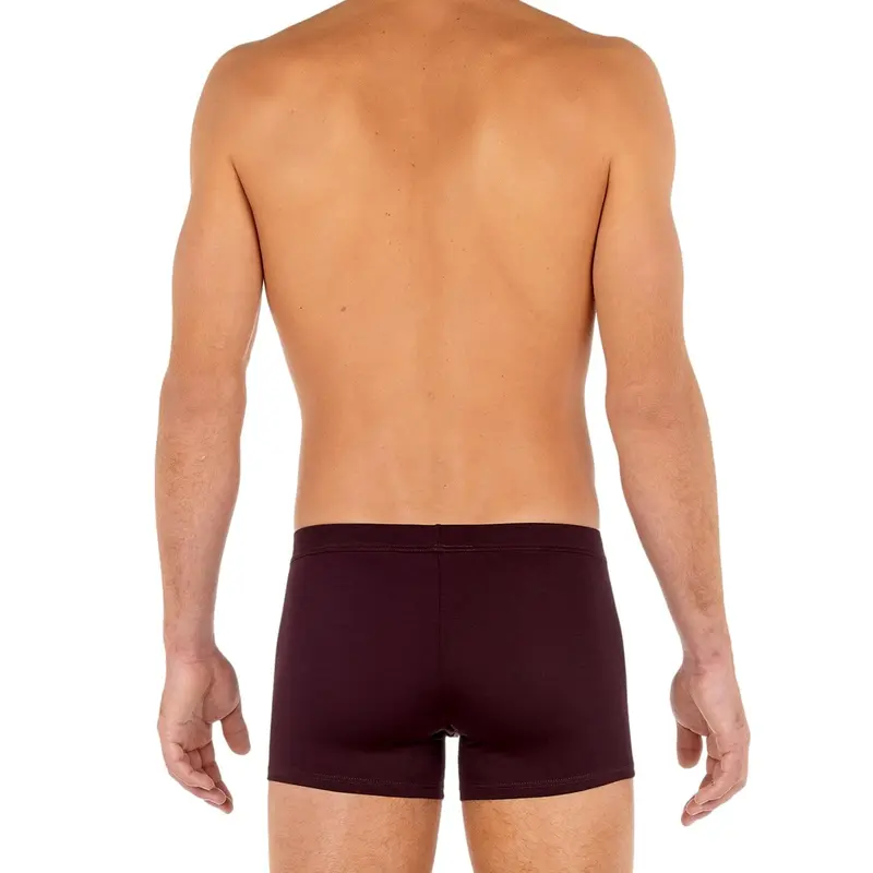 Hom Tencel Soft Boxer Brief - Bordeaux 2