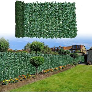 Artificial Privacy Fence Screen Ivy Leaf Plant Hedge Hedging Roll Wall