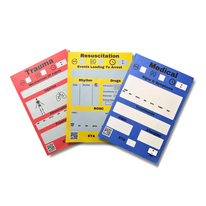 Medical, Trauma, Resuscitation Notepads 0