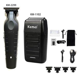 Kemei Professional Hair Clipper, 1 Box Rechargeable Cordless Hair Trimmer & Accessories, Hair Cutting Kit for Men, Barber Clippers Hair Cutters Barber Equipment, Haircut Hair Cutting Machines	Trimmer Set	Shaver Trimmer