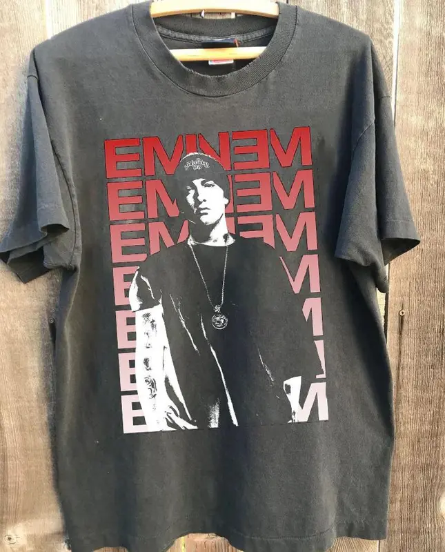 Eminem Shirt, Eminem Charcoal T-shirt Unisex S-5XL Gift For Fan Casual Classic 0