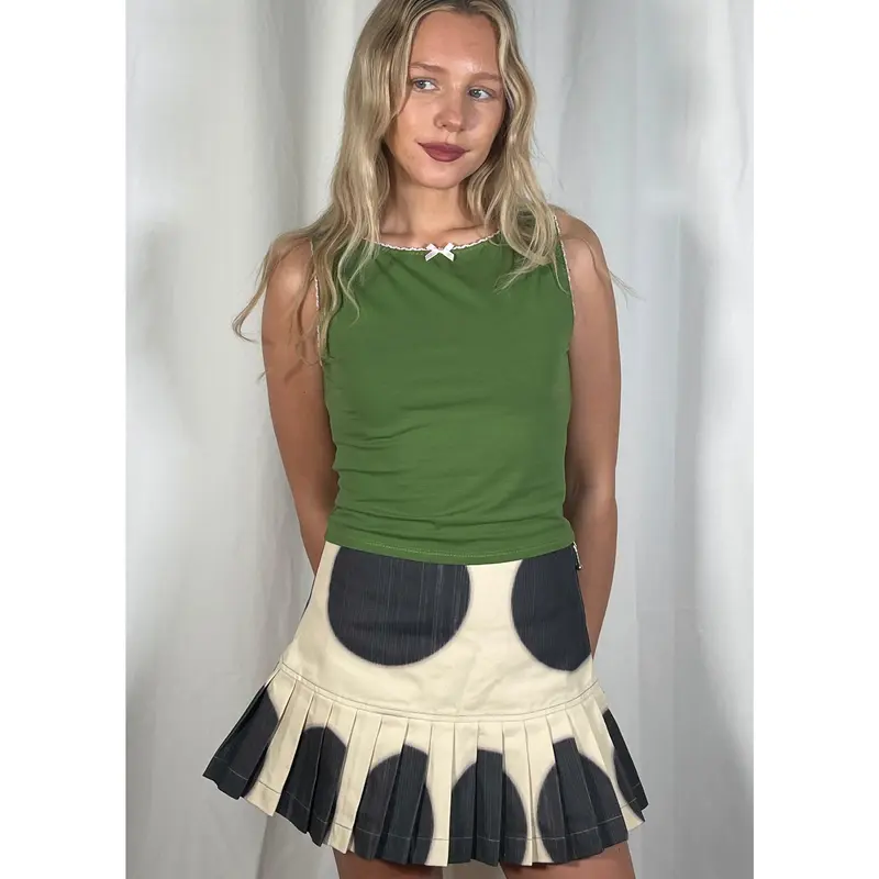 Green & Pink Audrey Tank 2