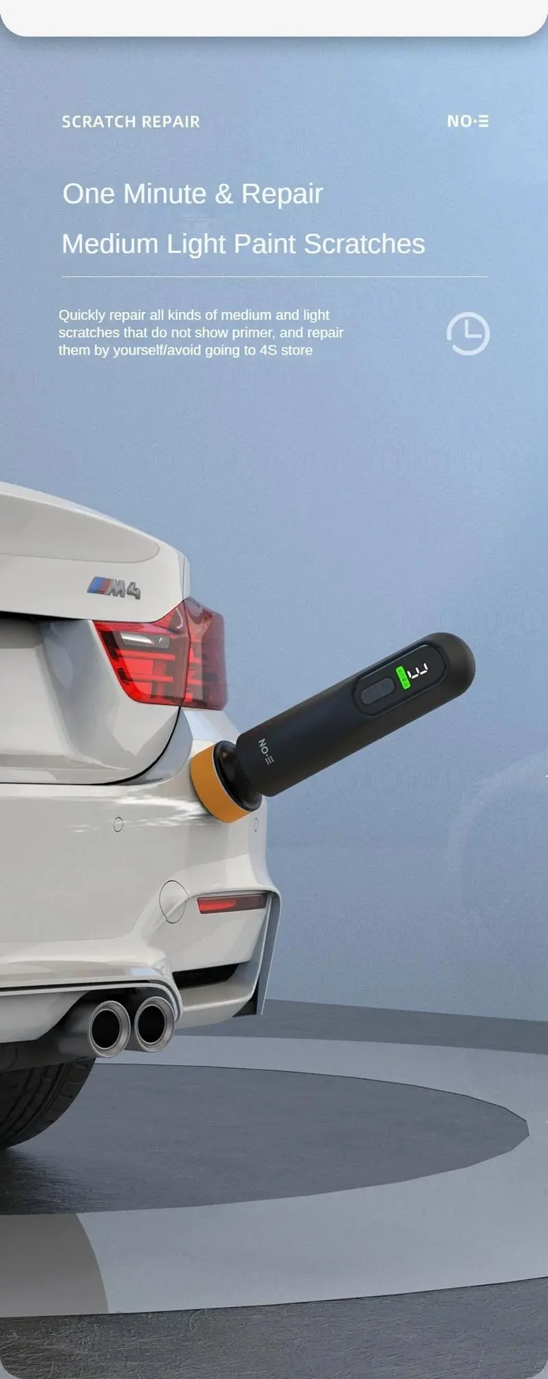 Product Introduction of 2026New Wireless 12000RPM Car Polisher & Waxer 3 in 1 Sanding Machine for Paint Scratch Repair Windshield Oil Film Removal Cordless 18