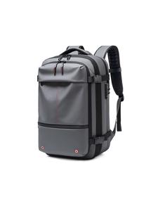 Men's Business Large Capacity Anti-theft Backpack, Vacuum Compression Plain Color Backpack, Expanded Hiking Backpack, Travel Backpack