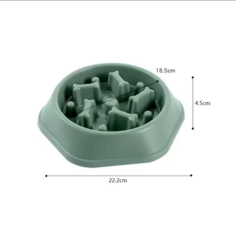 Pet Dog Cat Bowl Non Slip Stainless Steel Feeding Food Water Dish Travel Portable" 2