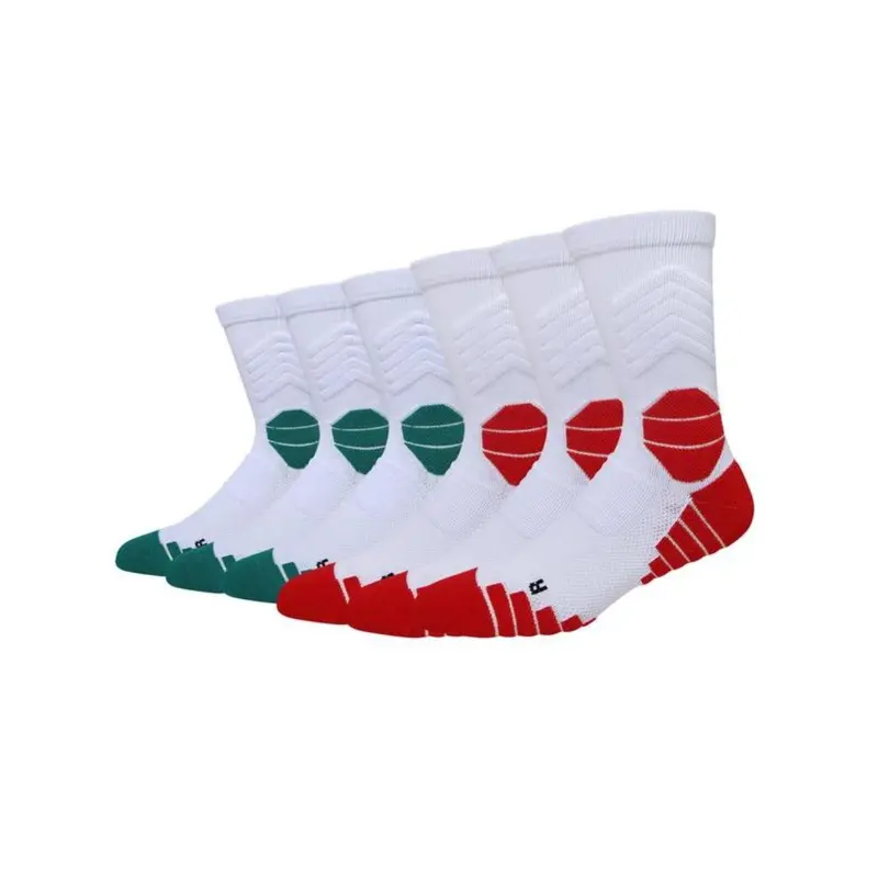Unisex's Plain Athletic Socks, Cushioning Performance Crew Socks, Breathable Comfortable Sports Socks for All Seasons 8