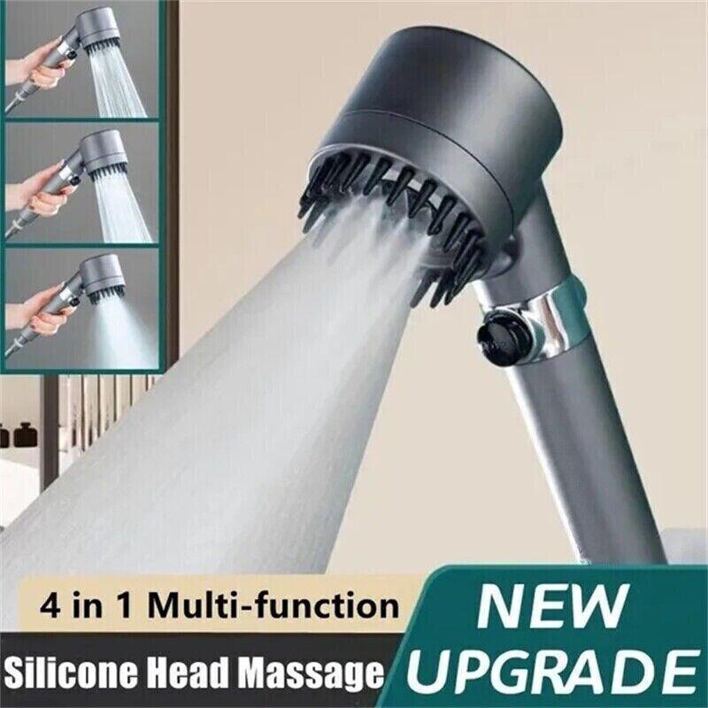 Product Introduction of High Pressure Bath Shower Head 5 Mode Large Chrome Handset Heads Water Saving UK 40