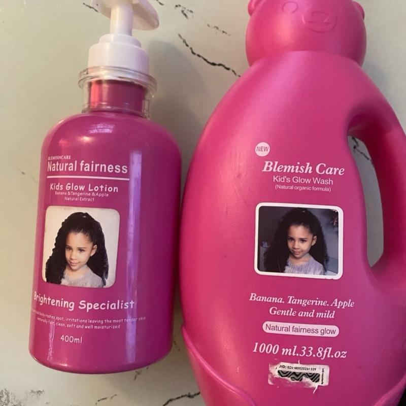 Blemish Care Natural Fairness Kids Glow Lotion + Shower Gel 1000ml -2pcs Set 2