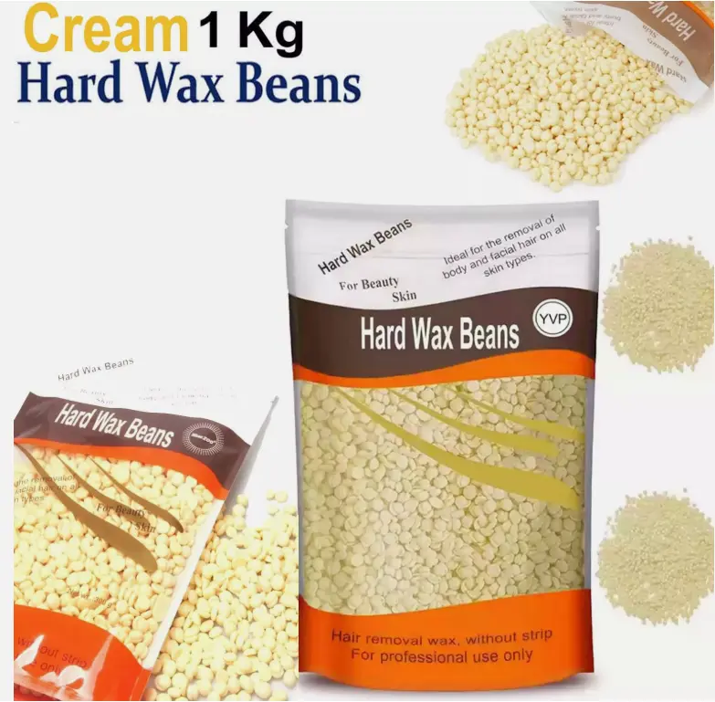 Depilatory Hard Wax Beans Cream 1KG Hot Brazilian Waxing Beads Hair Removal