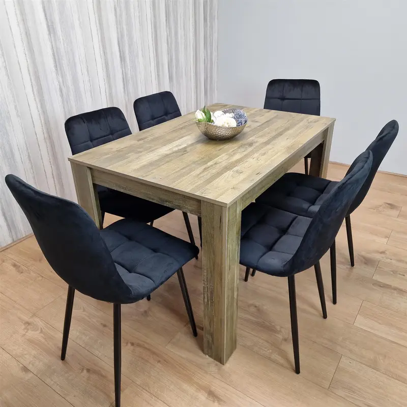 Kosy Koala Dining Table Set with 6 Chairs Dining Room and Kitchen table set of 6 7