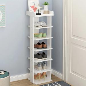 Shoe Rack 7 Tier Slim Narrow Stckable Free Standing Shoes Storage Tall Organizer