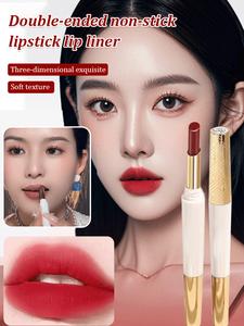 2025 New Arrival2-in-1 Waterproof Lipstick & Lip Liner