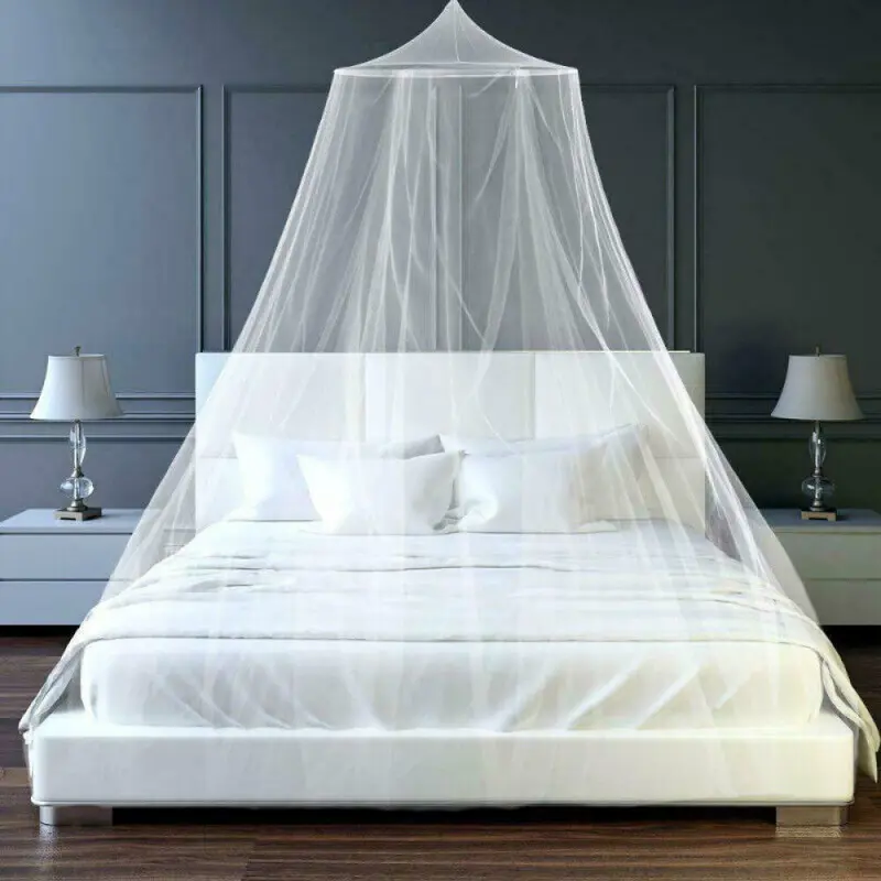 Dome Mosquito Net Canopy Fly Insect Protect For Double King Bed 9m x 2.5m UKK 8
