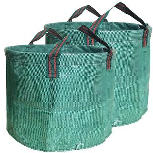 16 Gallon Garden Garbage Bag, 1 Count Reusable Heavy-duty Bag for Garden Waste, Foldable and Sturdy with Handle for Gardening to Collect Green Grass Leaves, Garden Care, Tool Kit