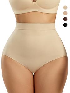 Women's High Waist Shapewear Panty, Tummy Control Butt-Lift Shapewear Bottoms, High Stretch Seamless Panty, Women Shapewear