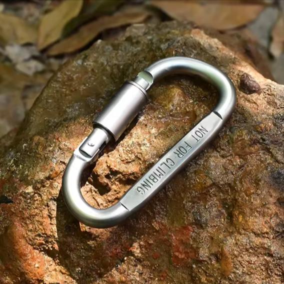 4-6PCS Carabiner Set For Key Camping Survival EDC Outdoor Keychain Clip Alloy Aluminum Tactical Caribiner Hook Karabiners 3