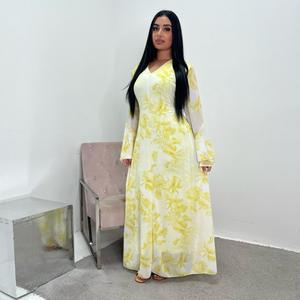 Ladies Premium tie back floral lined summer modest dress onesize Uk 6-16 long dresses