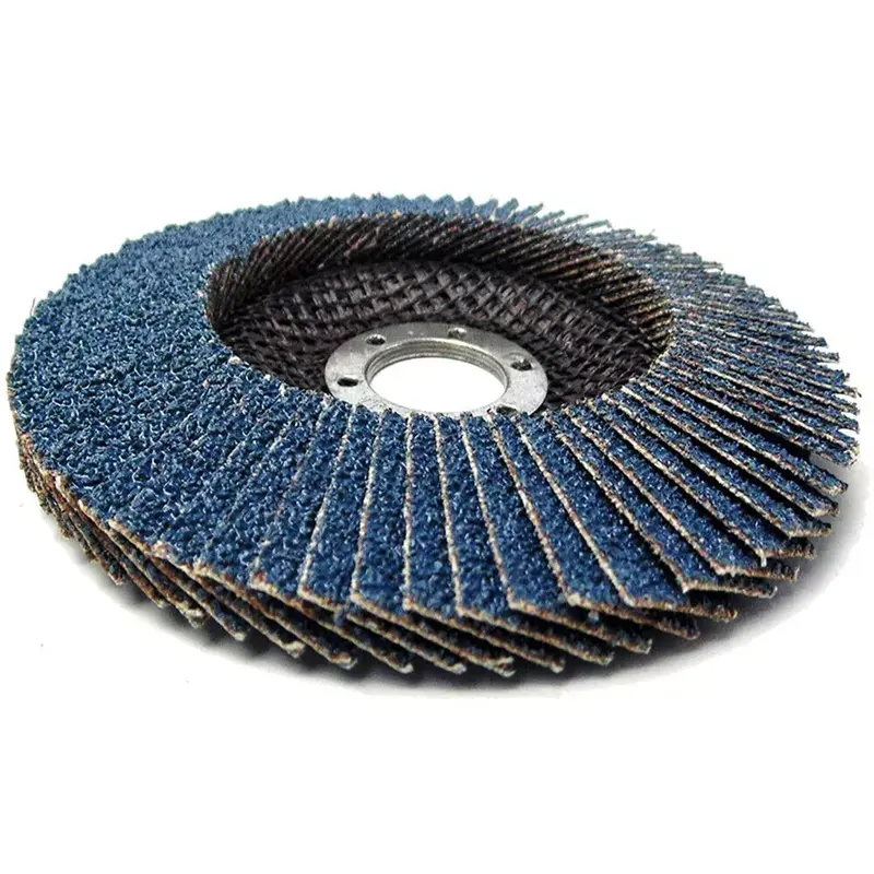 10x FLAP GRINDING SANDING DISCS 115mm 4.5" 40 60 80 120 GRIT ANGLE WHEEL UK 2