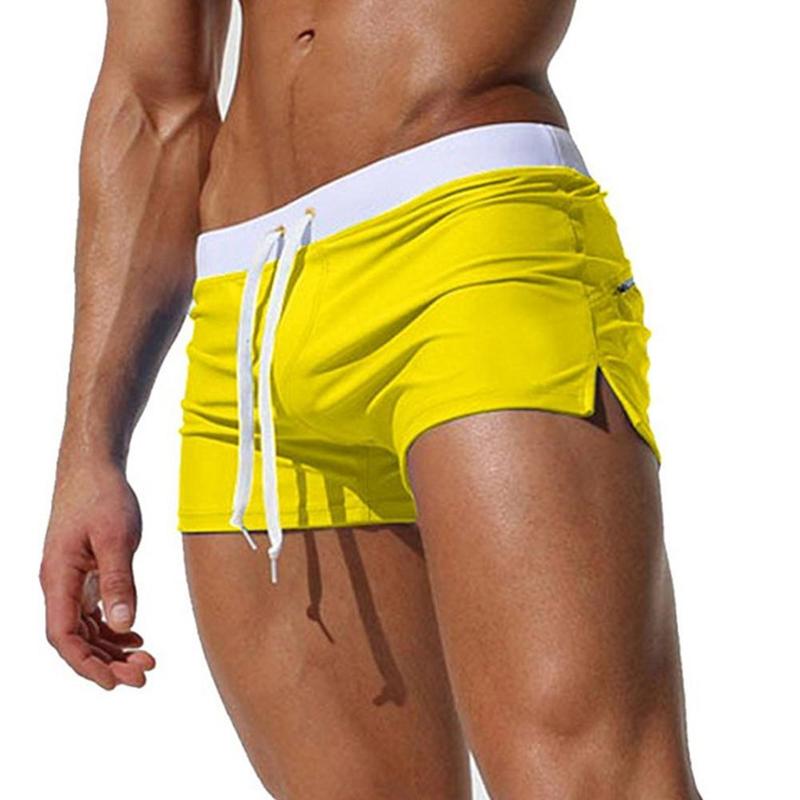 New Men's Fashionable Beach Shorts Made of Polyester Multi-color Sports and Casual Three Piece Shorts for Men 6