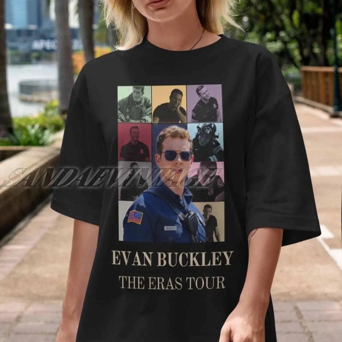 Evan Buckley The Eras Tour T-Shirt - 90s Retro Style Cotton Top