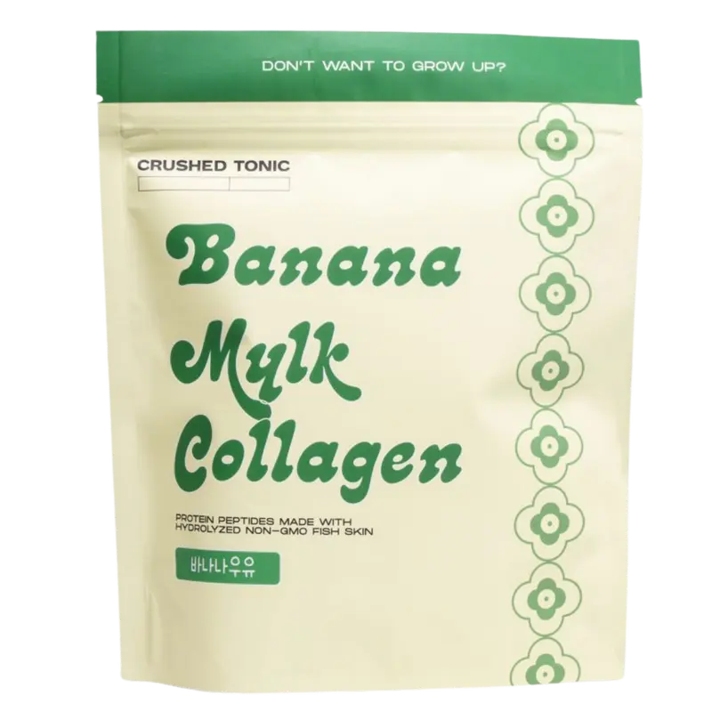 Banana Milk Korean Collagen - Marine Collagen - Hydrolyzed Halal & Kosher Collagen - Gluten Free GMO Free - Beauty Protein Powder 0