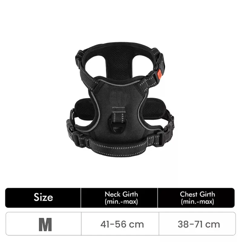 No-Pull Pet Dog Harness with Handle Adjustable Reflective Padded Vest S,M,L 7