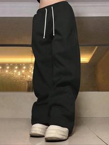 Men's Solid Color Straight Leg Pants, Loose Casual Comfy Trousers for Spring & Fall, Men's Bottoms for Daily Wear, Beige