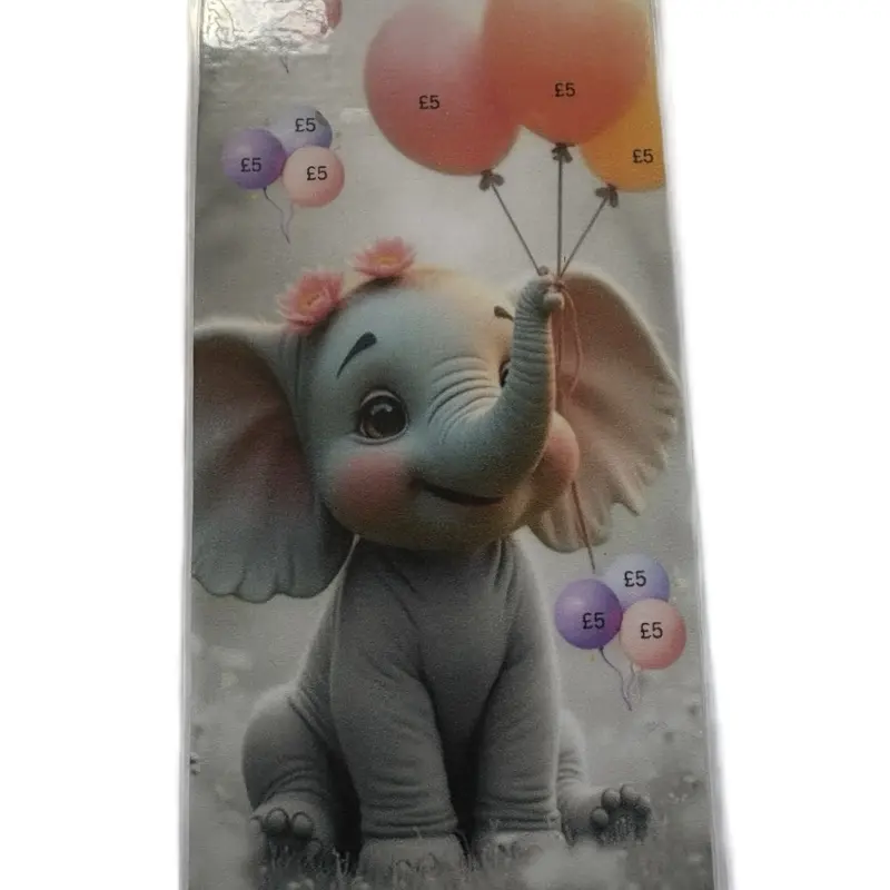 Birthday elephant savings tracker 1