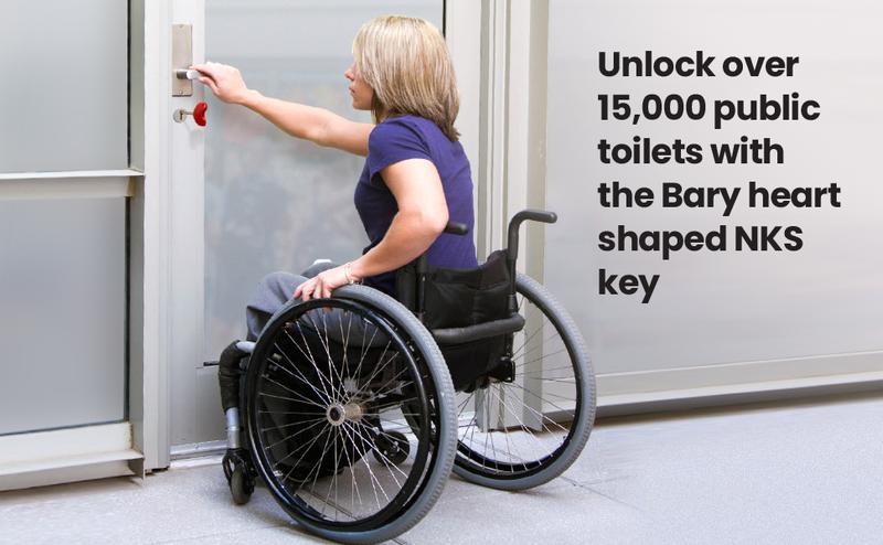 Product Introduction of NKS Disabled Key Radar Key 3 Pack, Bary toilet keys suitable for all disabled toilet locks 13
