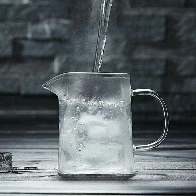 Heat Resistant Clear Glass Teapot Jug With Infuser Coffee Tea Leaf Herbal Pot UK 2