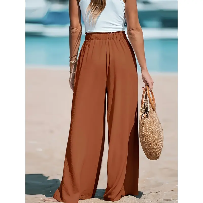 High-waisted Wide-leg Comfortable and Breathable Loose Pants for Women's Casual Fashion 8
