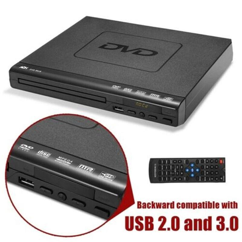 Product Introduction of DVD Player Compact Multi Region HDCD CD VCD Music Disc Upscaling USB With Remote 32
