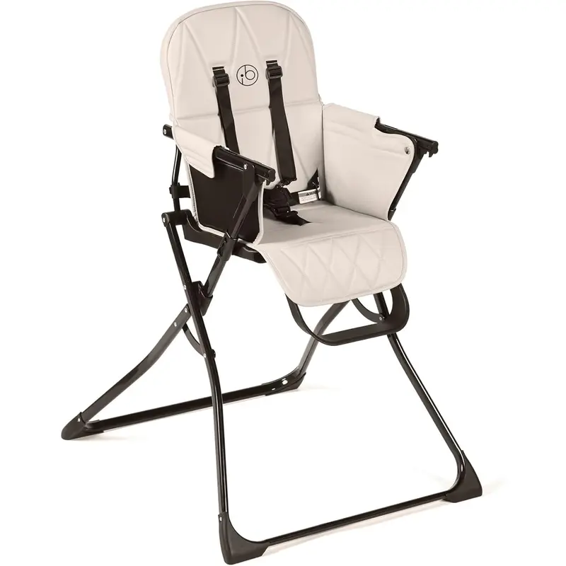 Flip Magic Fold Highchair (Sage Green) – Suitable from Sitting Up to 15kg, 5-Point Safety Harness, Removable Tray, Quick One-Hand Fold, Compact Slimline Design for Easy Storage 7
