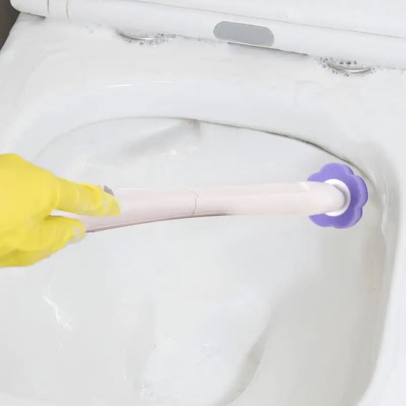 18PCS Disposable Toilet Brush Refills,Toilet Brush Head Replacement, 3 Layer Sponge Refills Head for Bathroom Floor Drain Hand-Washing Basin Toilet Wand(Without handle) 4