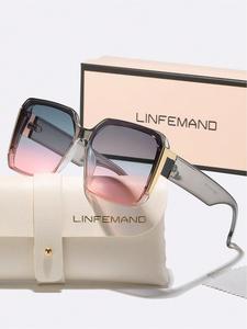 Unisex Fashionable All-match Tinted Lens Sunglasses, Trendy Casual Sunglasses for Everyday Use, Fashion Accessories for Outdoor Activities