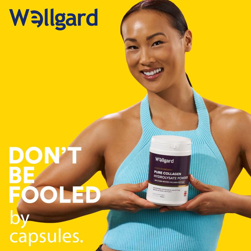Wellgard Collagen Powder Skin Care Hair & Nails Supplement, Halal Collagen, Supplement for Skin, Protein Collagen, Bovine Collagen Booster