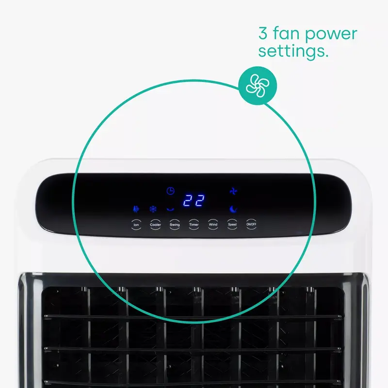 Portable Air Cooler Fan with Remote Control Ice Cold Cooling Conditioner Unit 5