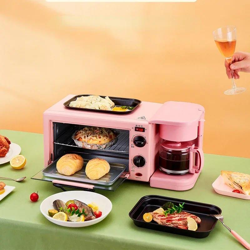 Multi-Functional  5in1 Breakfast Machine -  Microwave Oven Steaming and Baking Integrated Coffee Machine with Frying Pan kettle  tea air  fryers air  fryer  magic kettle smoothie  maker 2