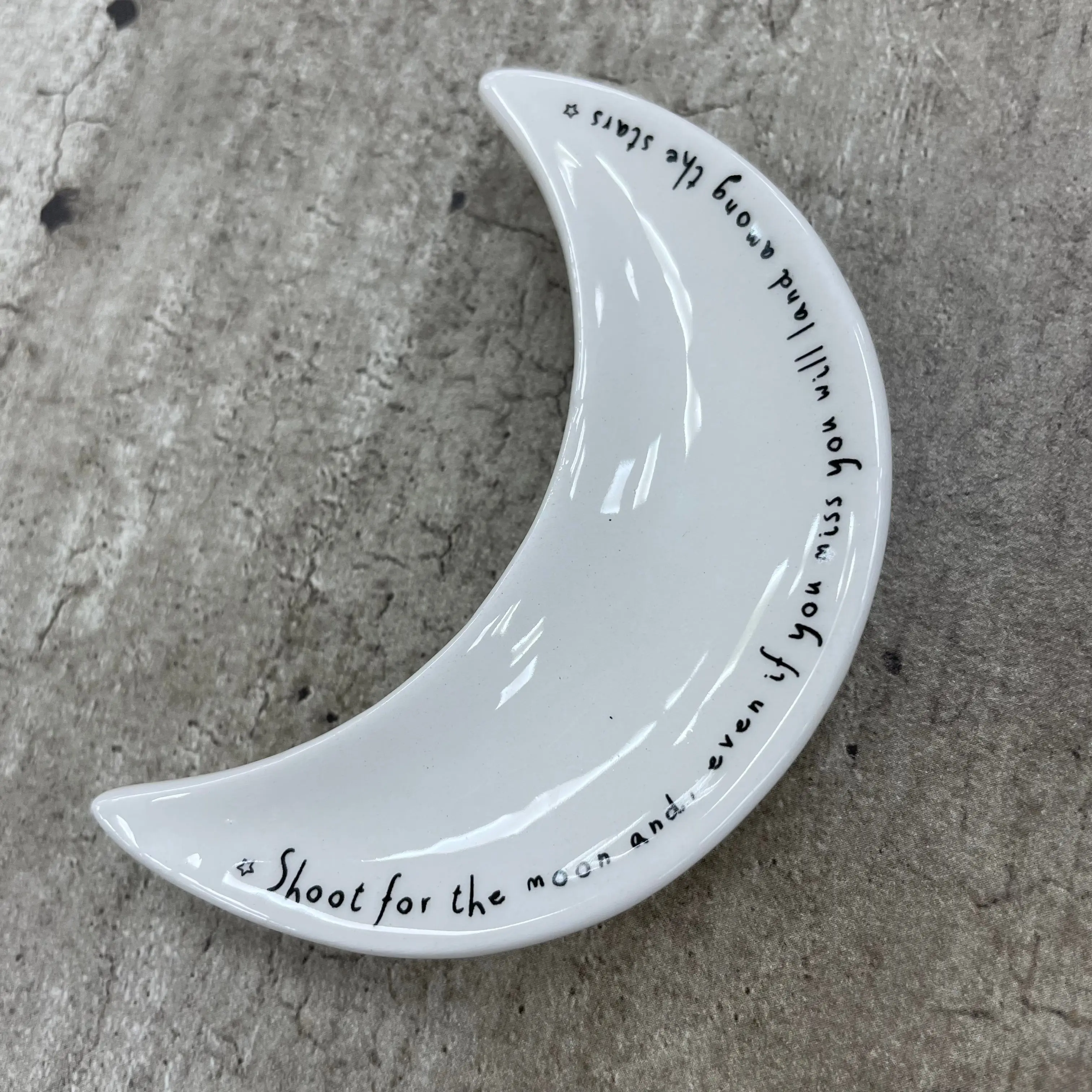 Moon Trinket Dish - Shoot for the moon...